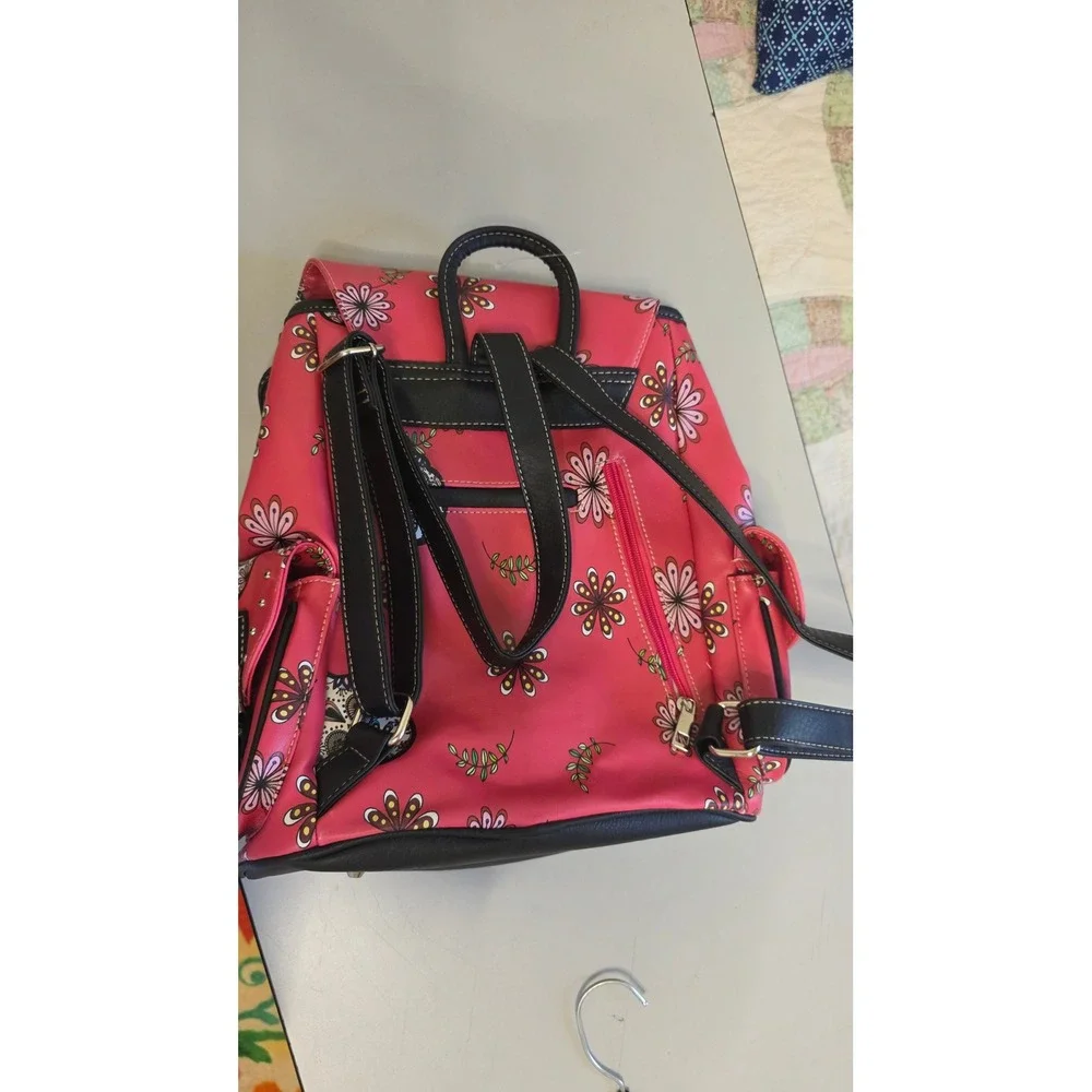 Unbranded Sugar Skull Backpack Women Medium Pink NWOT